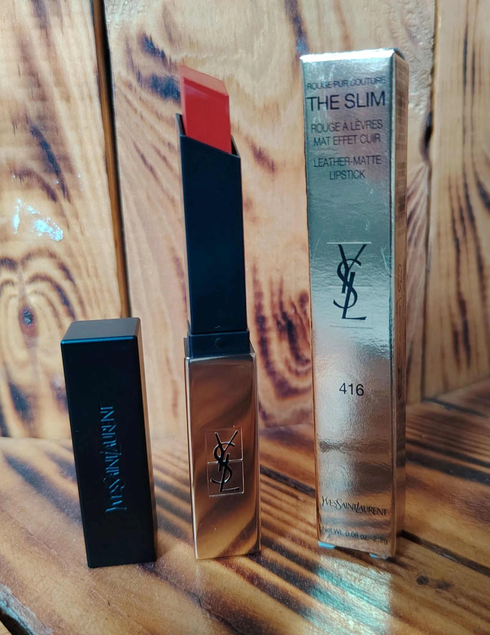 Rouge à lèvres Yves Saint Laurent – Rouge Pur Couture The Slim (Teinte 416)